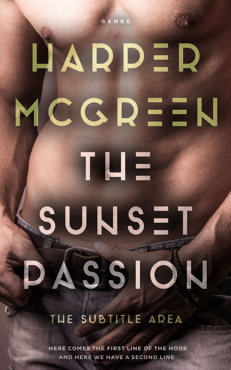 2D view of Premade Erotica Book Cover - Woody Brown