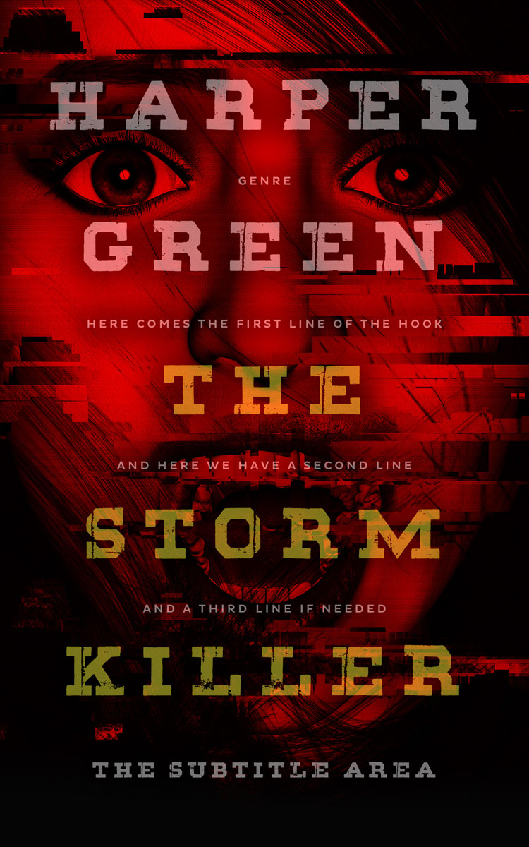 2D view of Premade Mystery & Thriller & Suspense Book Cover - Thunderbird