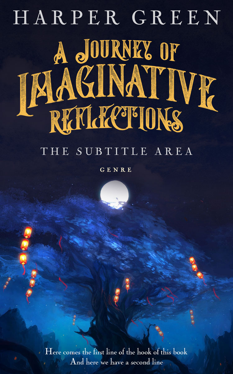 2D view of Premade Fantasy Book Cover - Big Stone