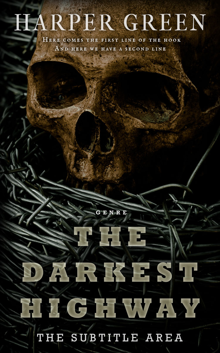 2D view of Premade Abstract Book Cover - Oil