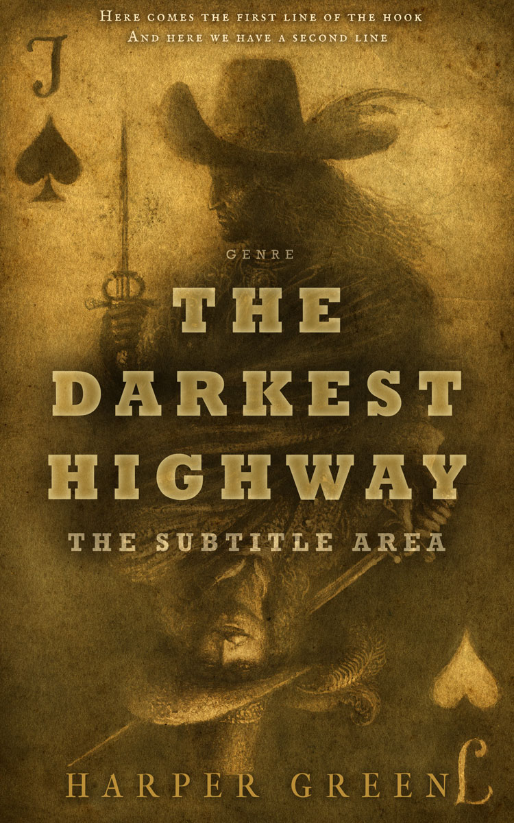 2D view of Premade Horror Book Cover - Punga