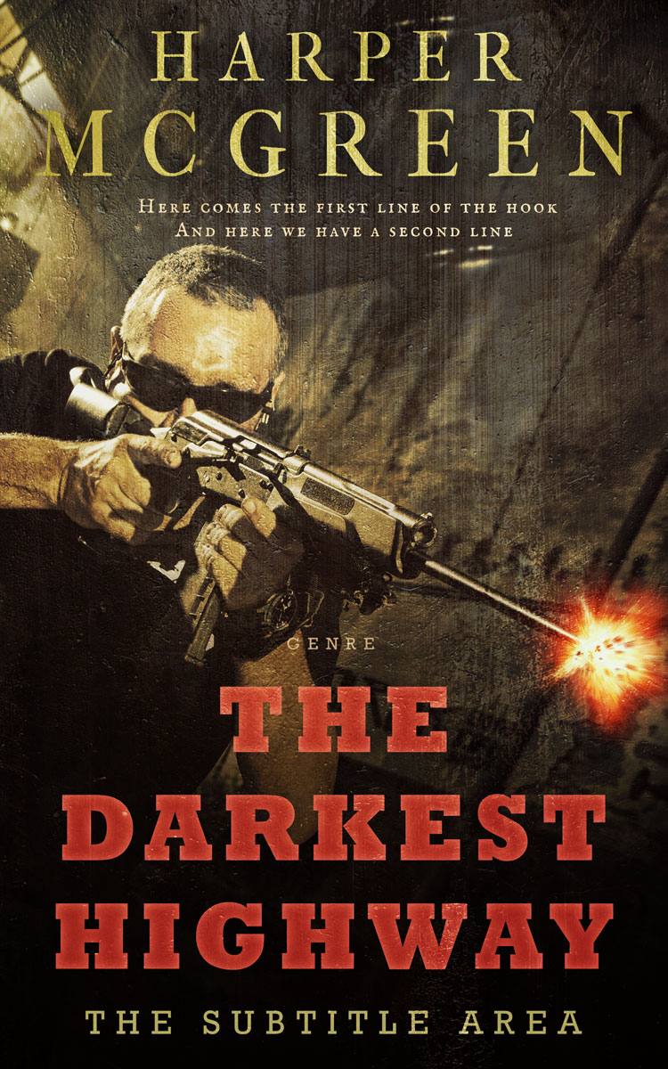 2D view of Premade Mystery & Thriller & Suspense Book Cover - Antique Brass