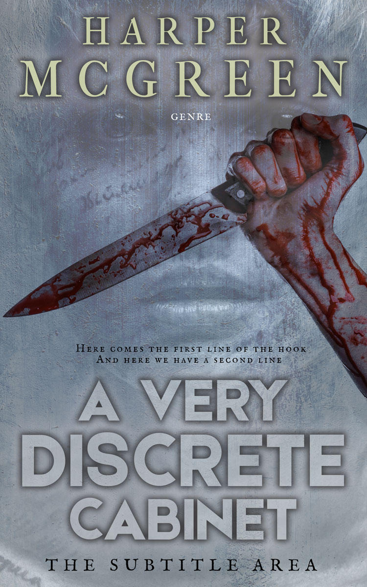 2D view of Premade Mystery & Thriller & Suspense Book Cover - Raven