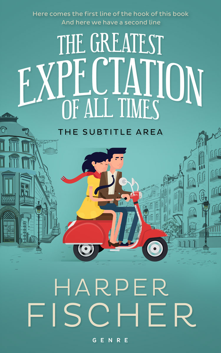 2D view of Premade Romance Book Cover - Breaker Bay