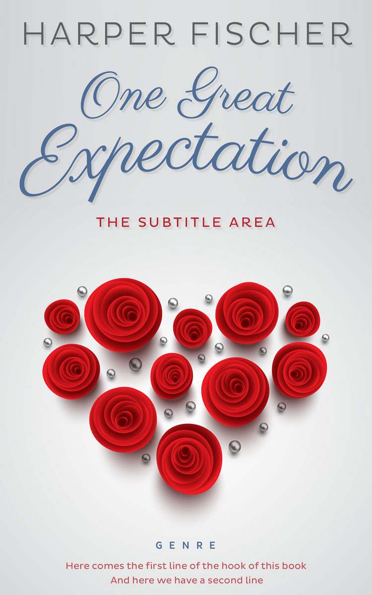 2D view of Premade Romance Book Cover - Iron