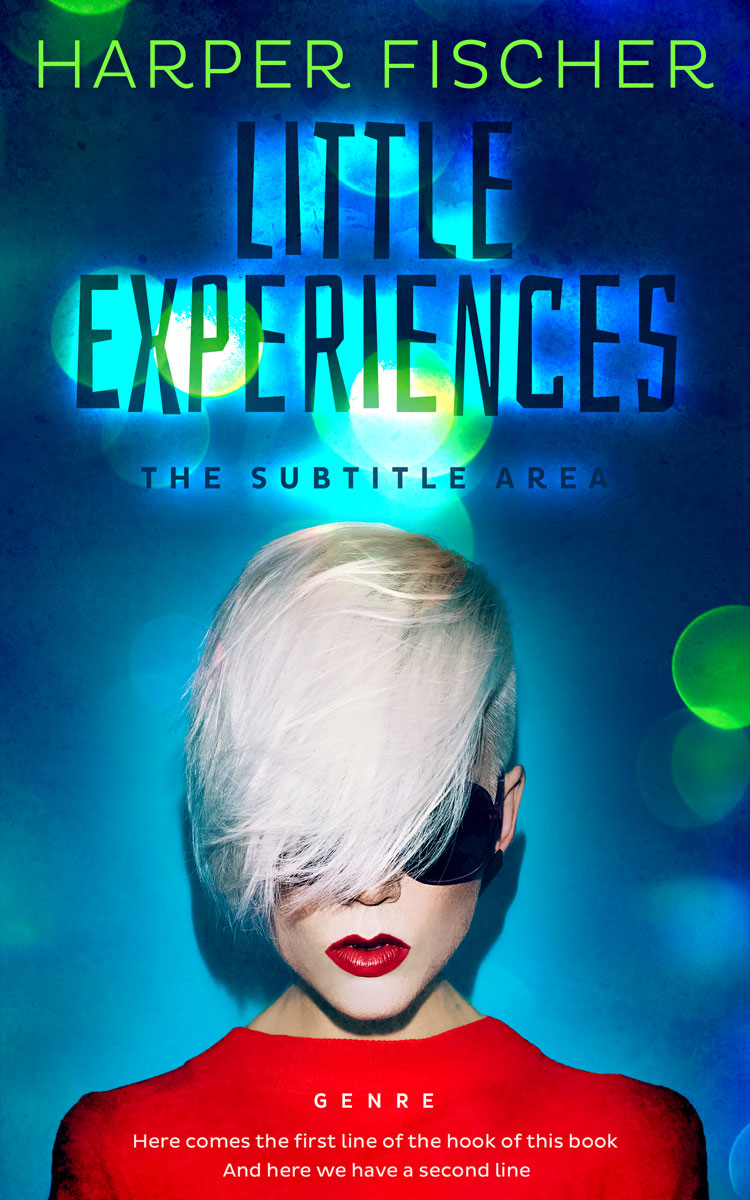 2D view of Premade Mystery & Thriller & Suspense Book Cover - New York Pink