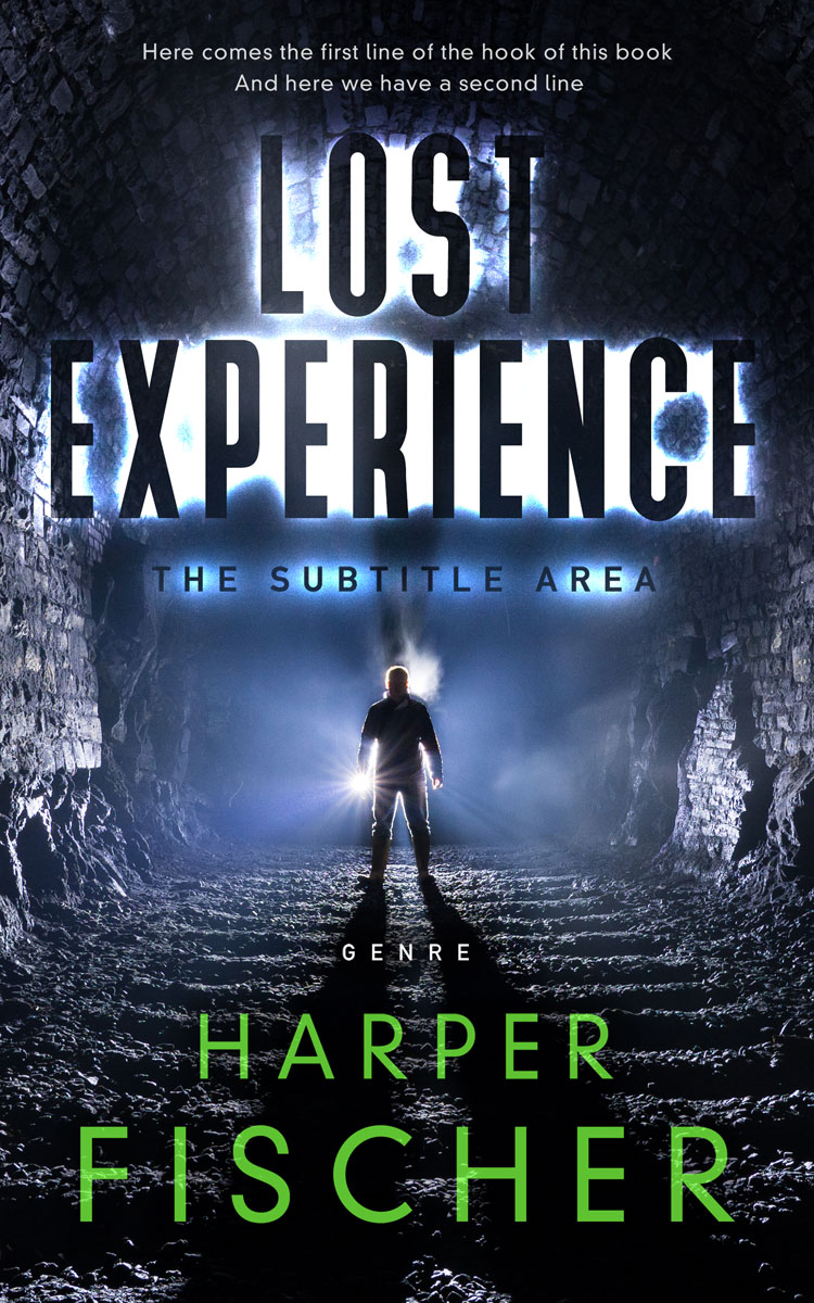 2D view of Premade Mystery & Thriller & Suspense Book Cover - Mirage