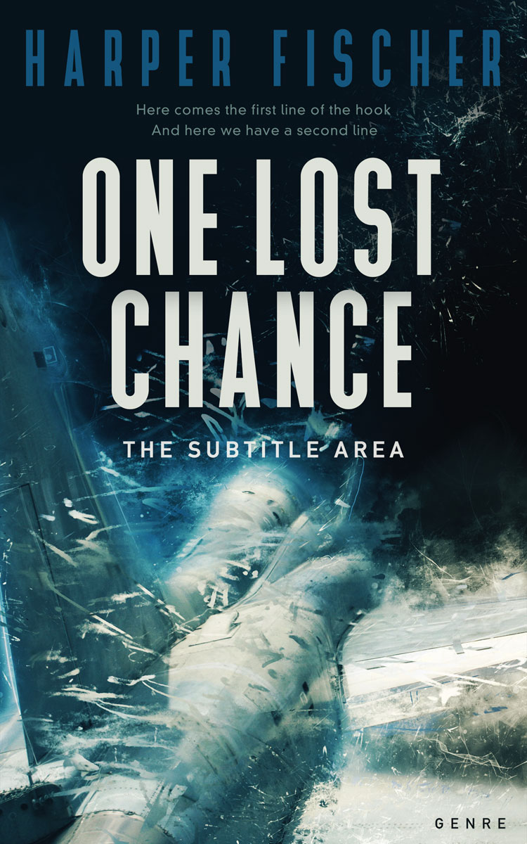 2D view of Premade Science Fiction Book Cover - Tasman