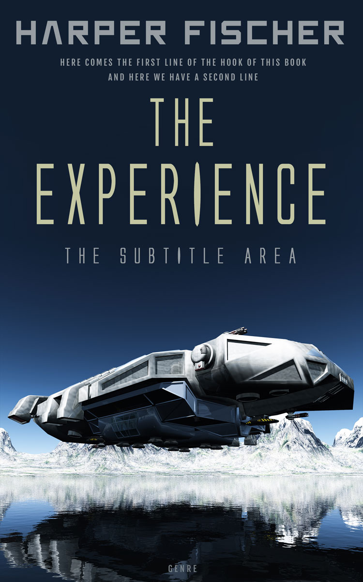 2D view of Premade Science Fiction Book Cover - Tiara