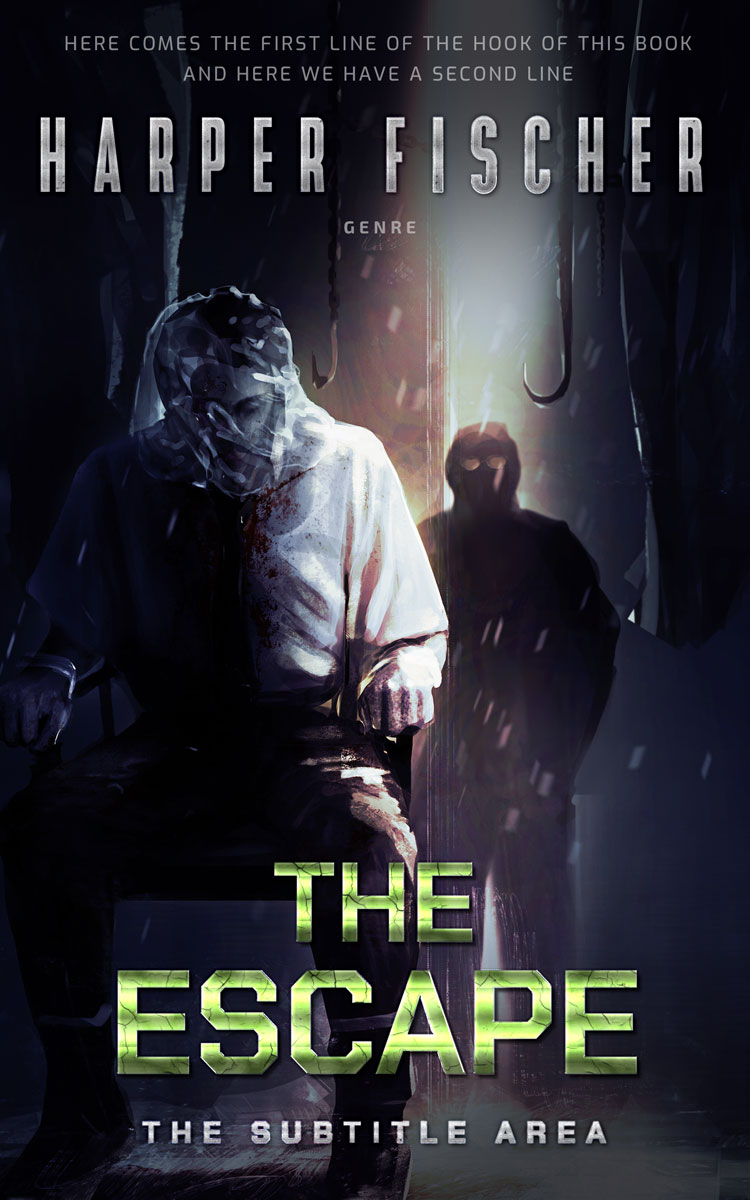 2D view of Premade Mystery & Thriller & Suspense Book Cover - Cinder