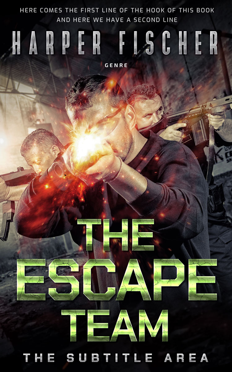 2D view of Premade Mystery & Thriller & Suspense Book Cover - Sorrell Brown