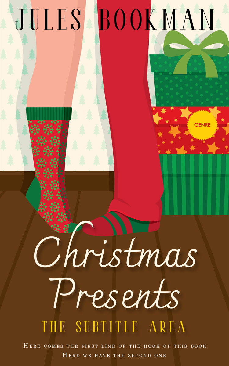 2D view of Premade Romance Book Cover - Metallic Bronze