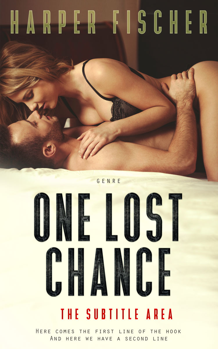 2D view of Premade Erotica Book Cover - Parchment