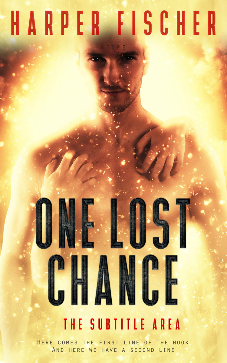 2D view of Premade Erotica Book Cover - Buff