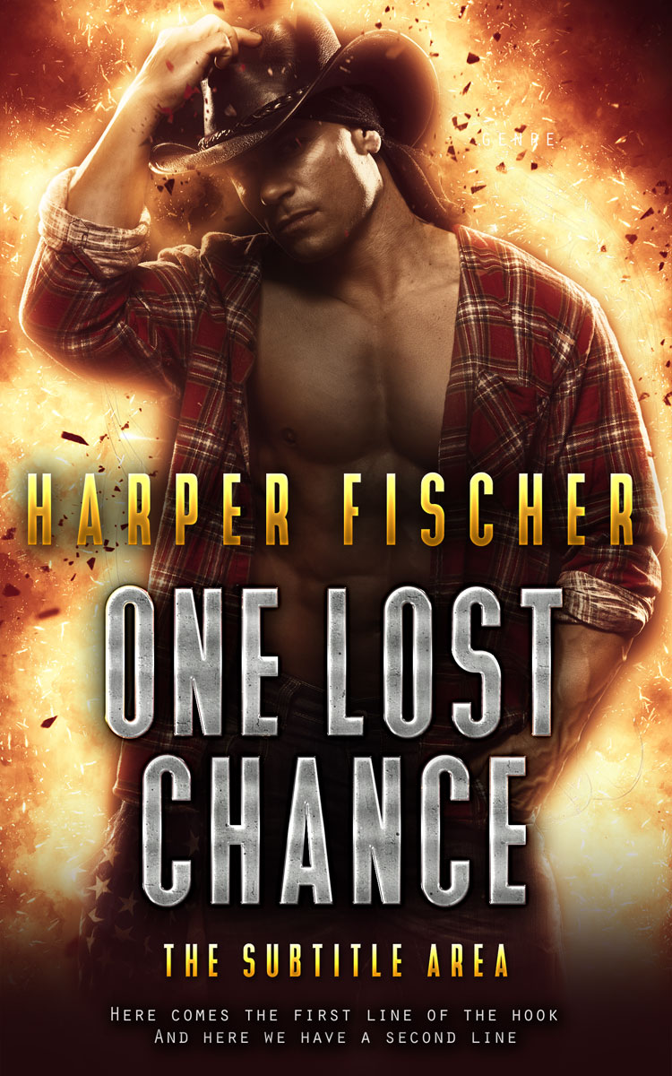 2D view of Premade Erotica Book Cover - Rob Roy