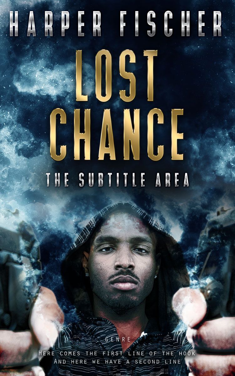 2D view of Premade Mystery & Thriller & Suspense Book Cover - Mirage