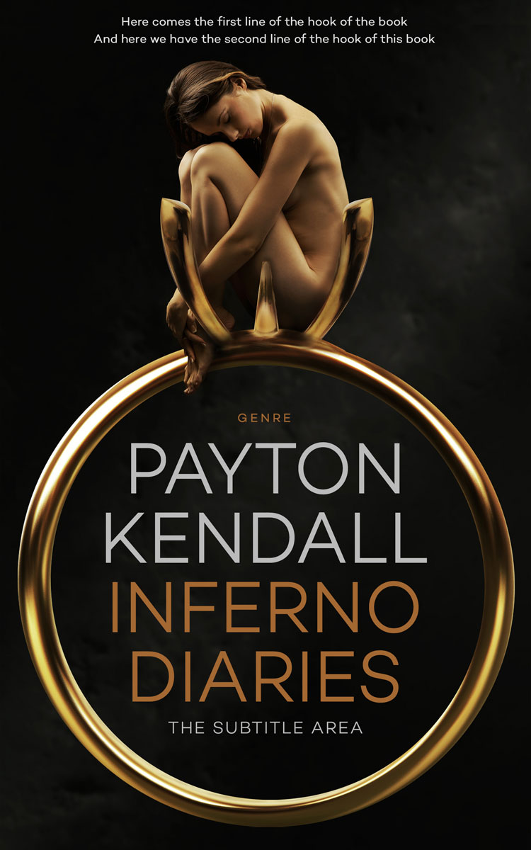 2D view of Premade Erotica Book Cover - Rangoon Green