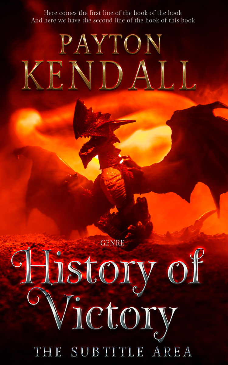 2D view of Premade Fantasy Book Cover - Pomegranate