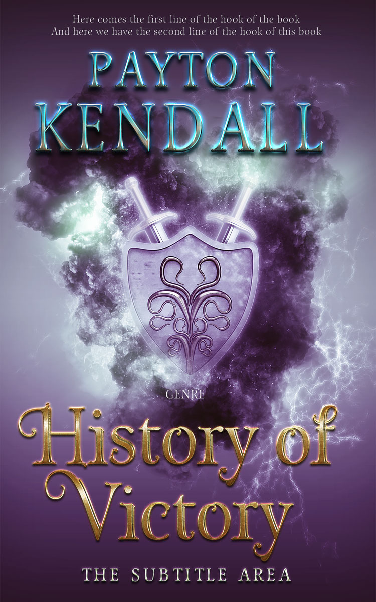 2D view of Premade Historical Book Cover - Voodoo