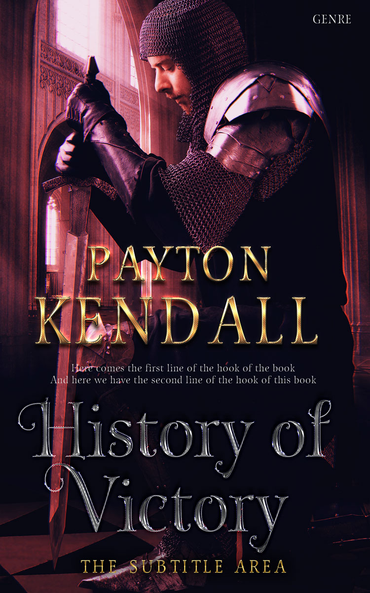 2D view of Premade Historical Book Cover - Puce