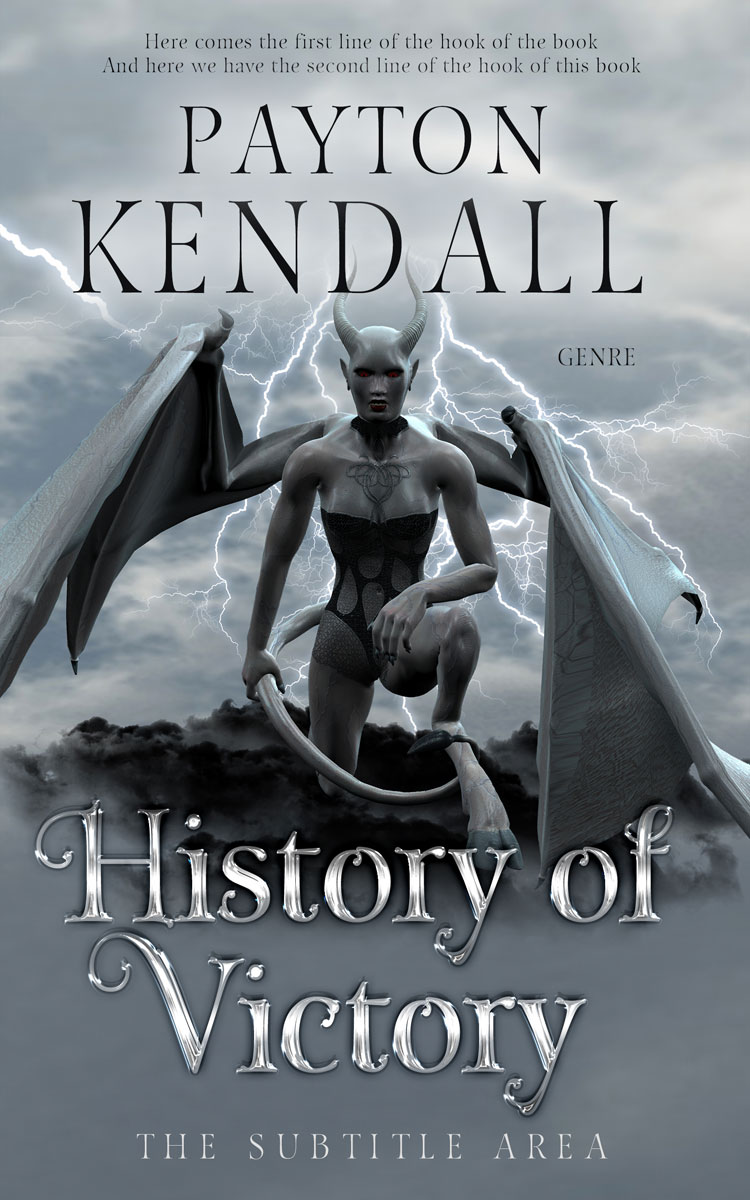 2D view of Premade Fantasy Book Cover - Rolling Stone