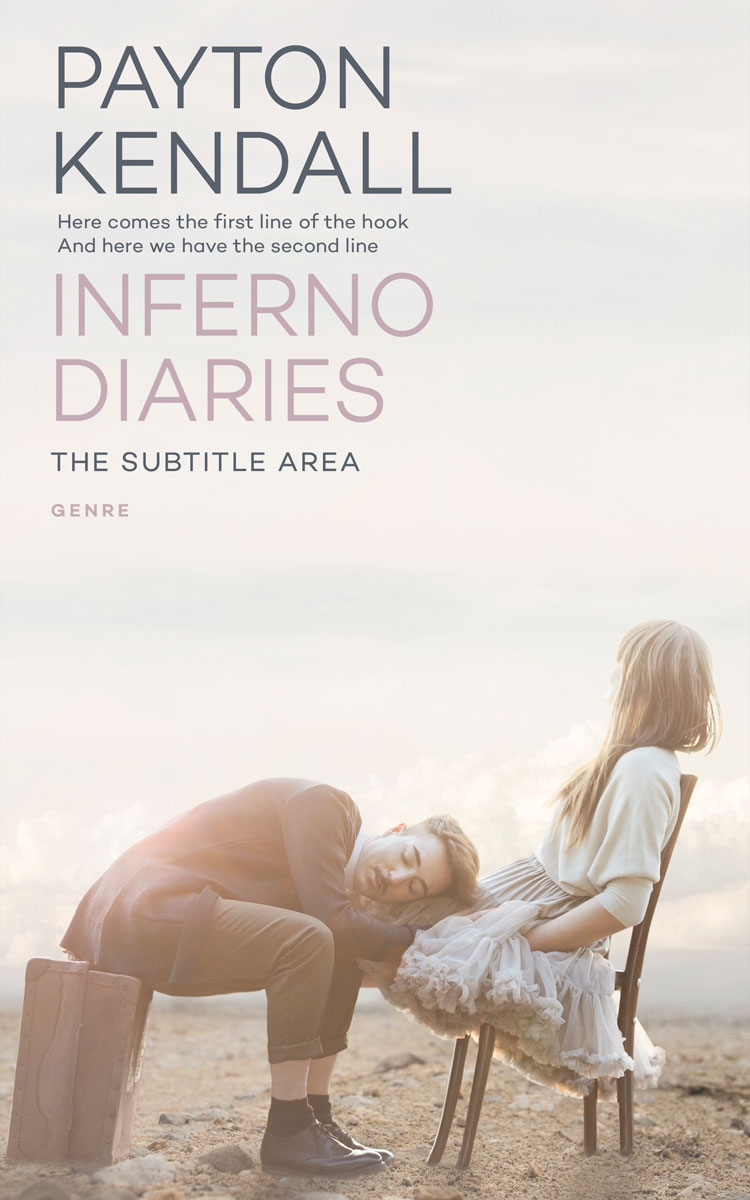 2D view of Premade Romance Book Cover - Pampas