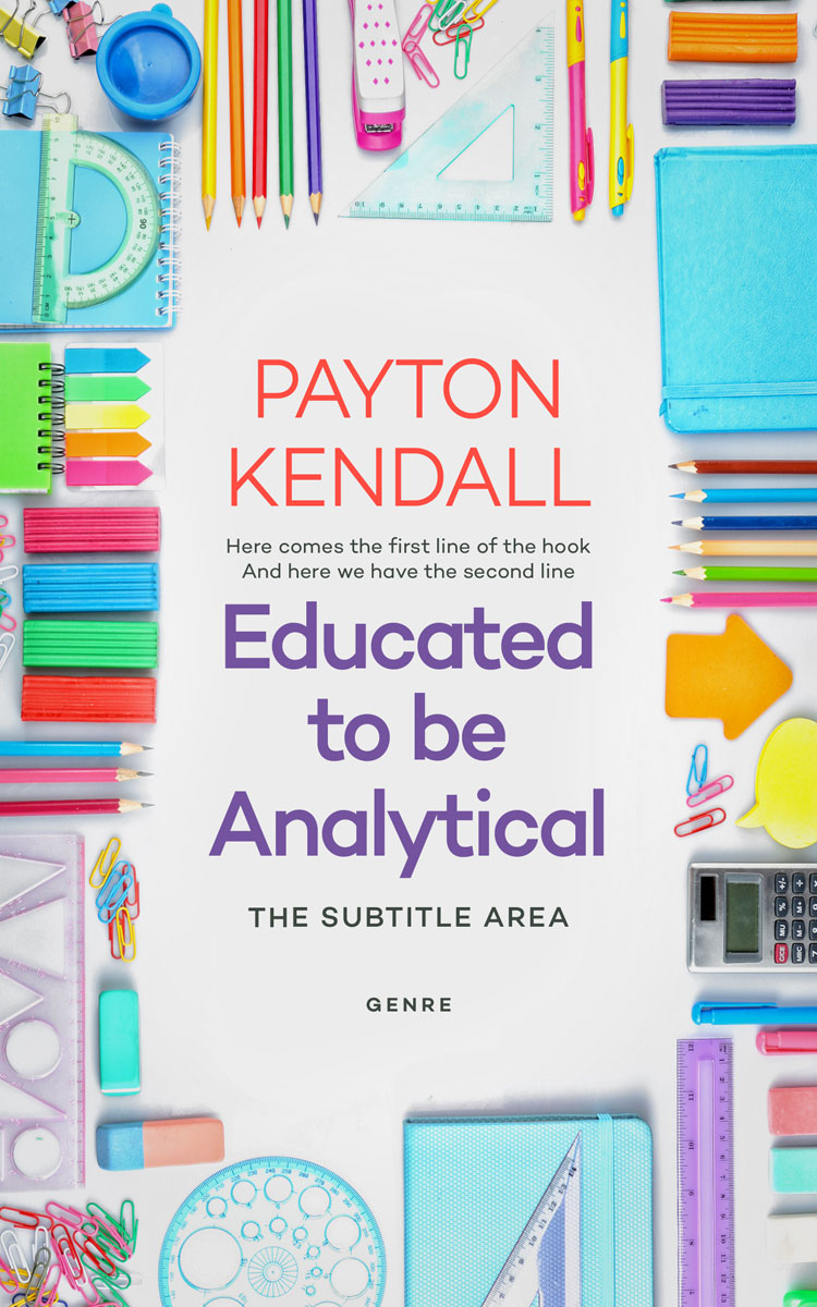 2D view of Premade Education Book Cover - Iron