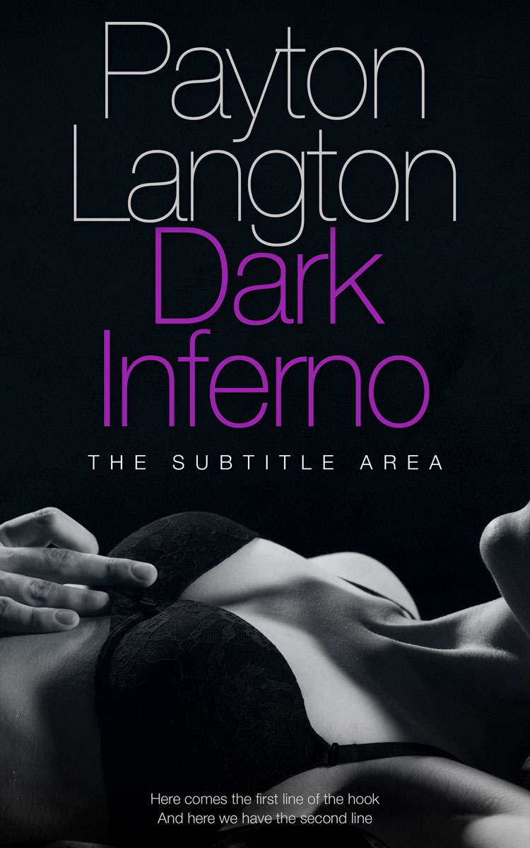 2D view of Premade Erotica Book Cover - Ebony