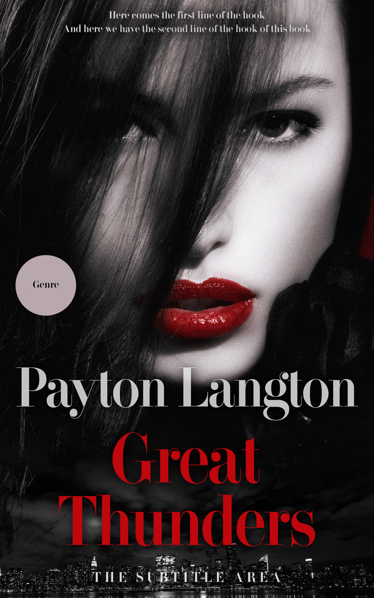 2D view of Premade Romance Book Cover - Thatch