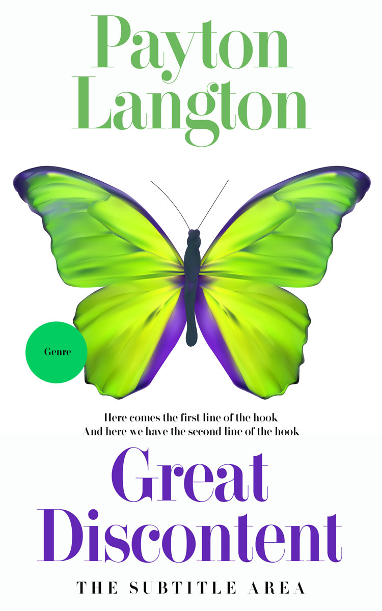 2D view of Premade Self-Improvement & Self-Help Book Cover - Atlantis