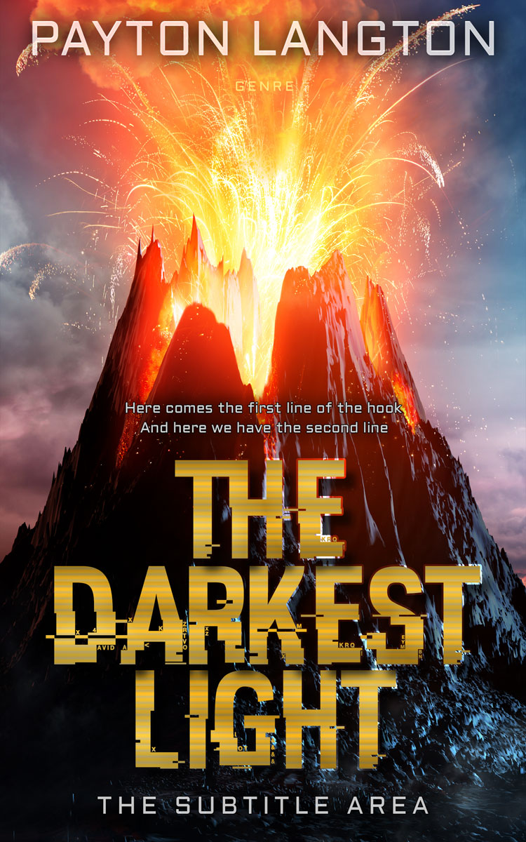 2D view of Premade Apocalyptica Book Cover - Tussock