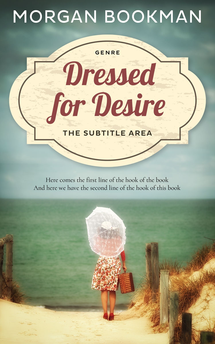 2D view of Premade Romance Book Cover - Coriander