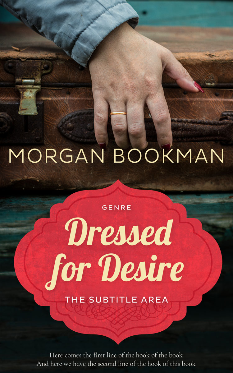 2D view of Premade Literary Fiction Book Cover - Chestnut Rose