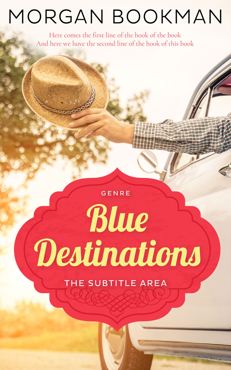 2D view of Premade Travel Book Cover - Janna