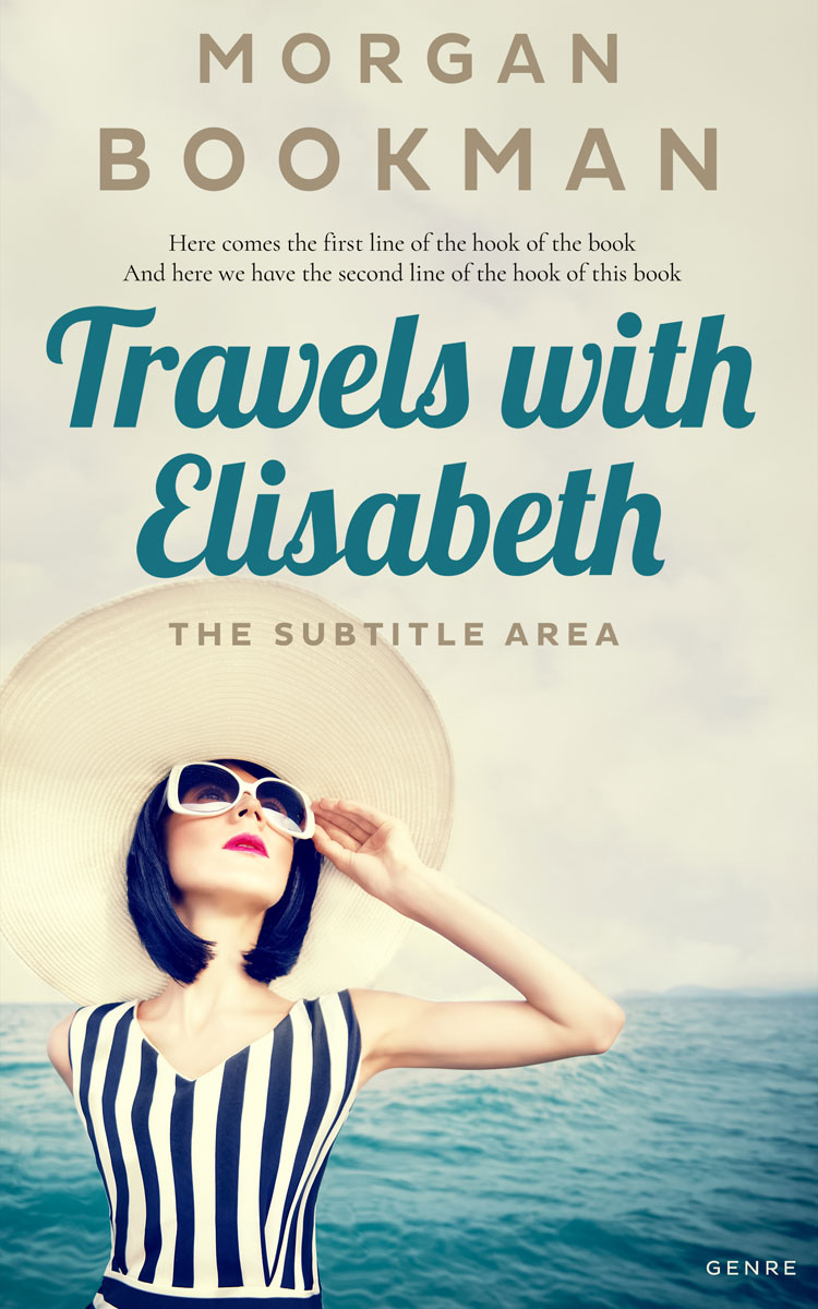 2D view of Premade Romance Book Cover - Satin Linen