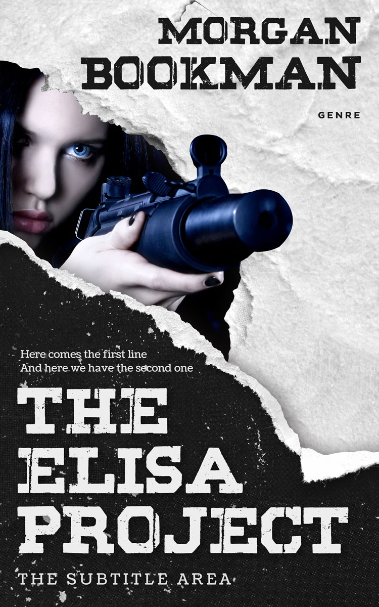 2D view of Premade Mystery & Thriller & Suspense Book Cover - Shark