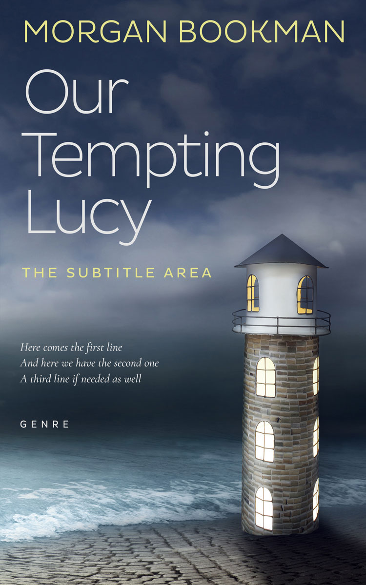 2D view of Premade Nature Book Cover - Oxford Blue