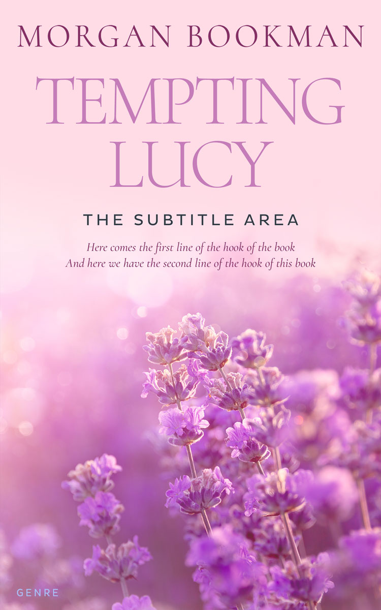 2D view of Premade Nature Book Cover - Azalea