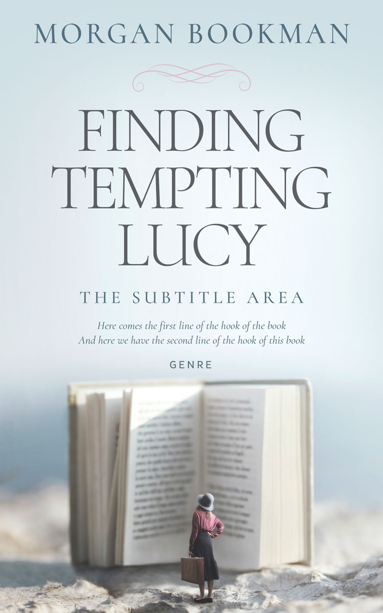 2D view of Premade Abstract Book Cover - Geyser