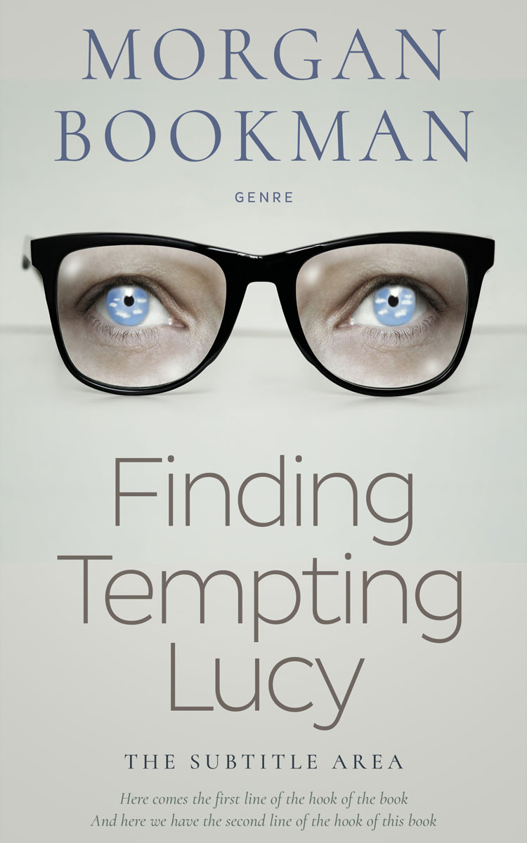 2D view of Premade Abstract Book Cover - Celeste