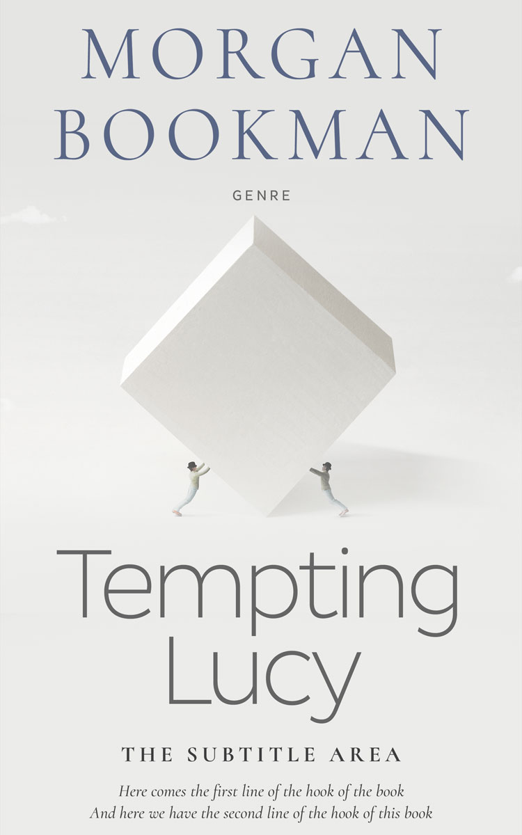 2D view of Premade Self-Improvement & Self-Help Book Cover - Desert Storm