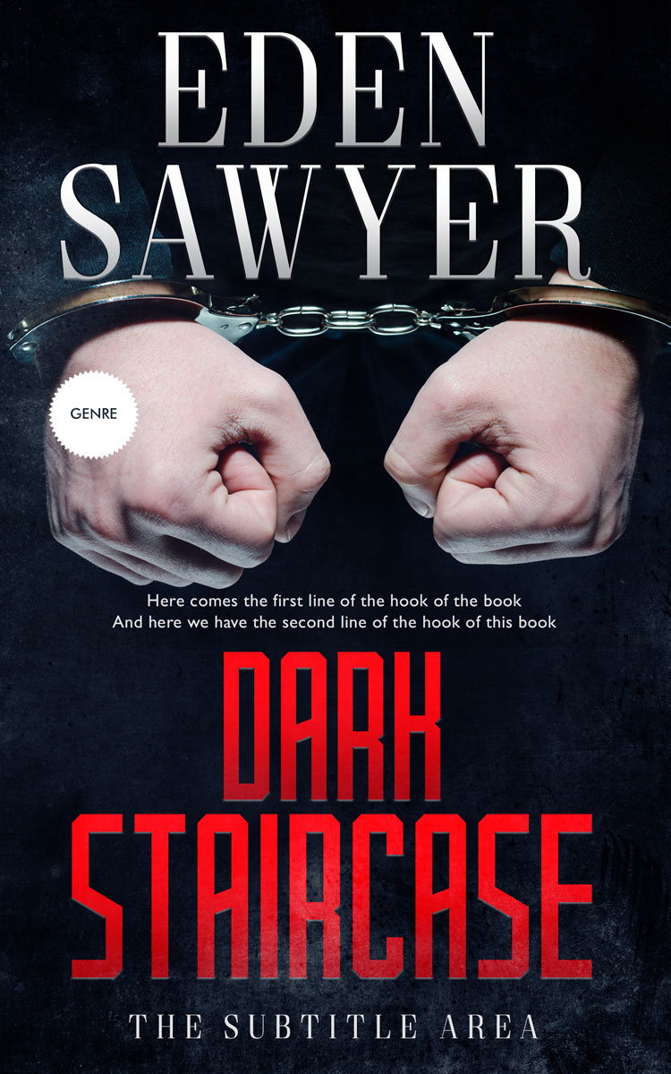 2D view of Premade Action & Adventure Book Cover - New York Pink