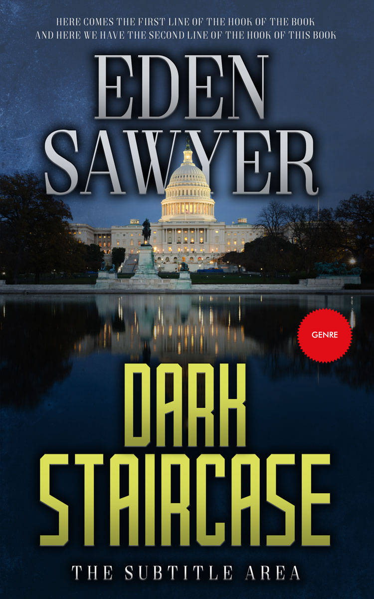 2D view of Premade Mystery & Thriller & Suspense Book Cover - Mirage