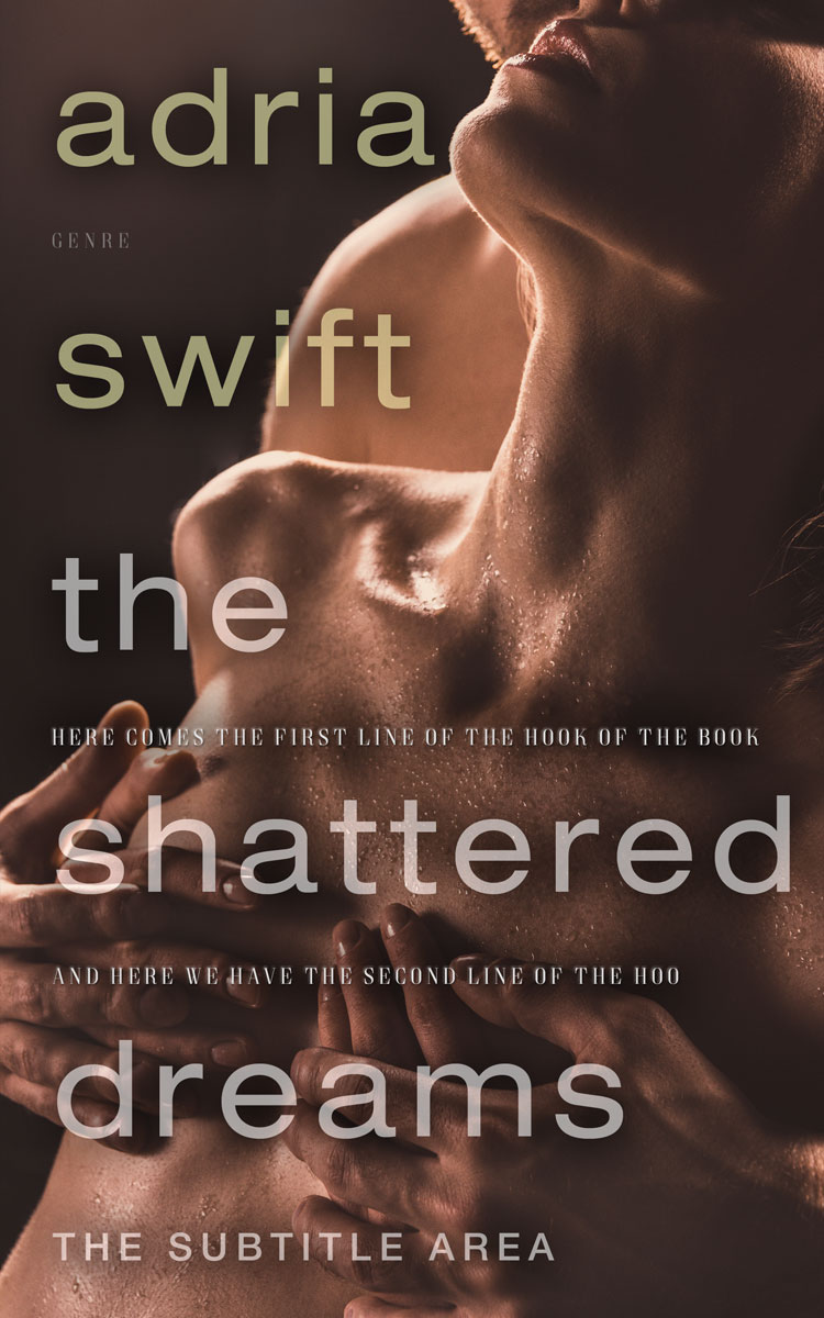 2D view of Premade Erotica Book Cover - English Walnut