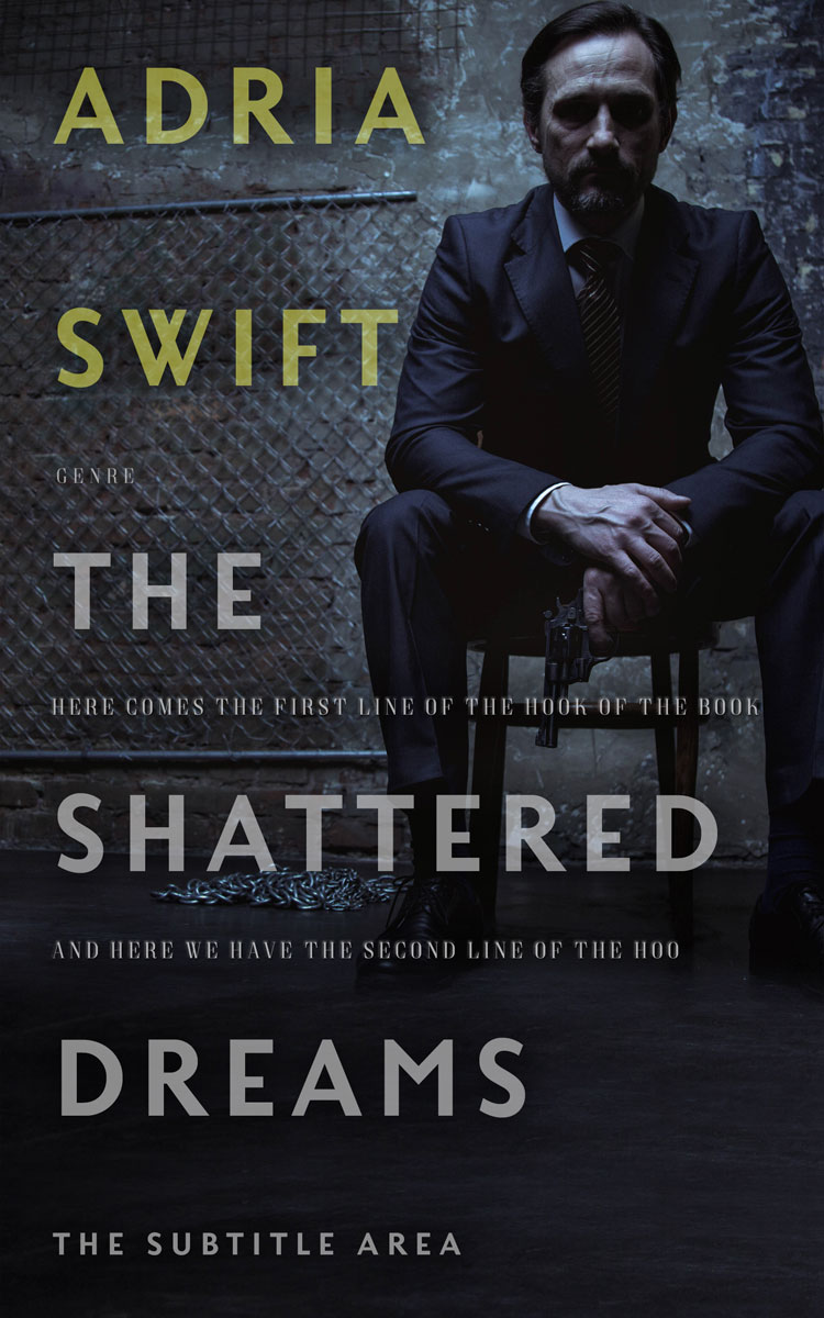 2D view of Premade Mystery & Thriller & Suspense Book Cover - Shark