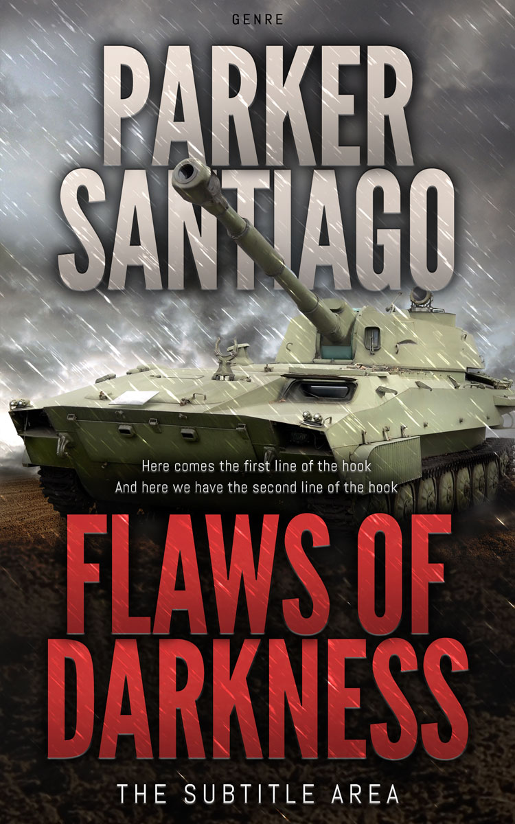 2D view of Premade Action & Adventure Book Cover - Dune