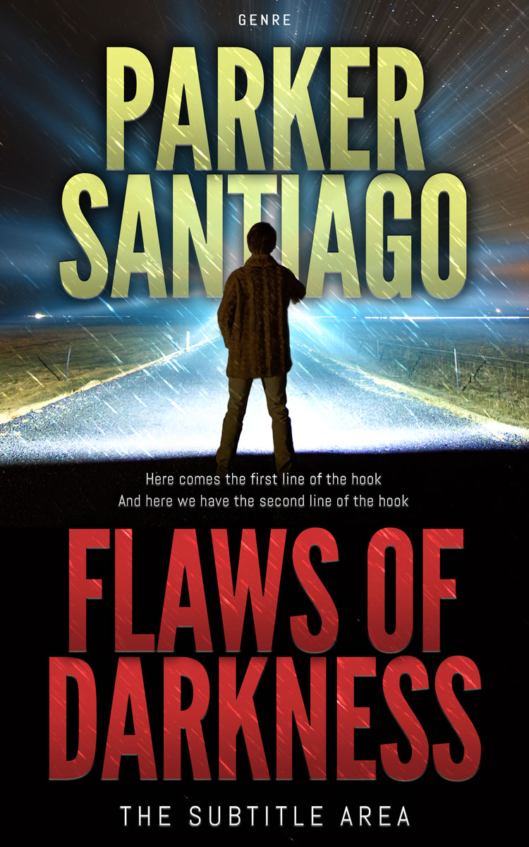 2D view of Premade Mystery & Thriller & Suspense Book Cover - Thunder