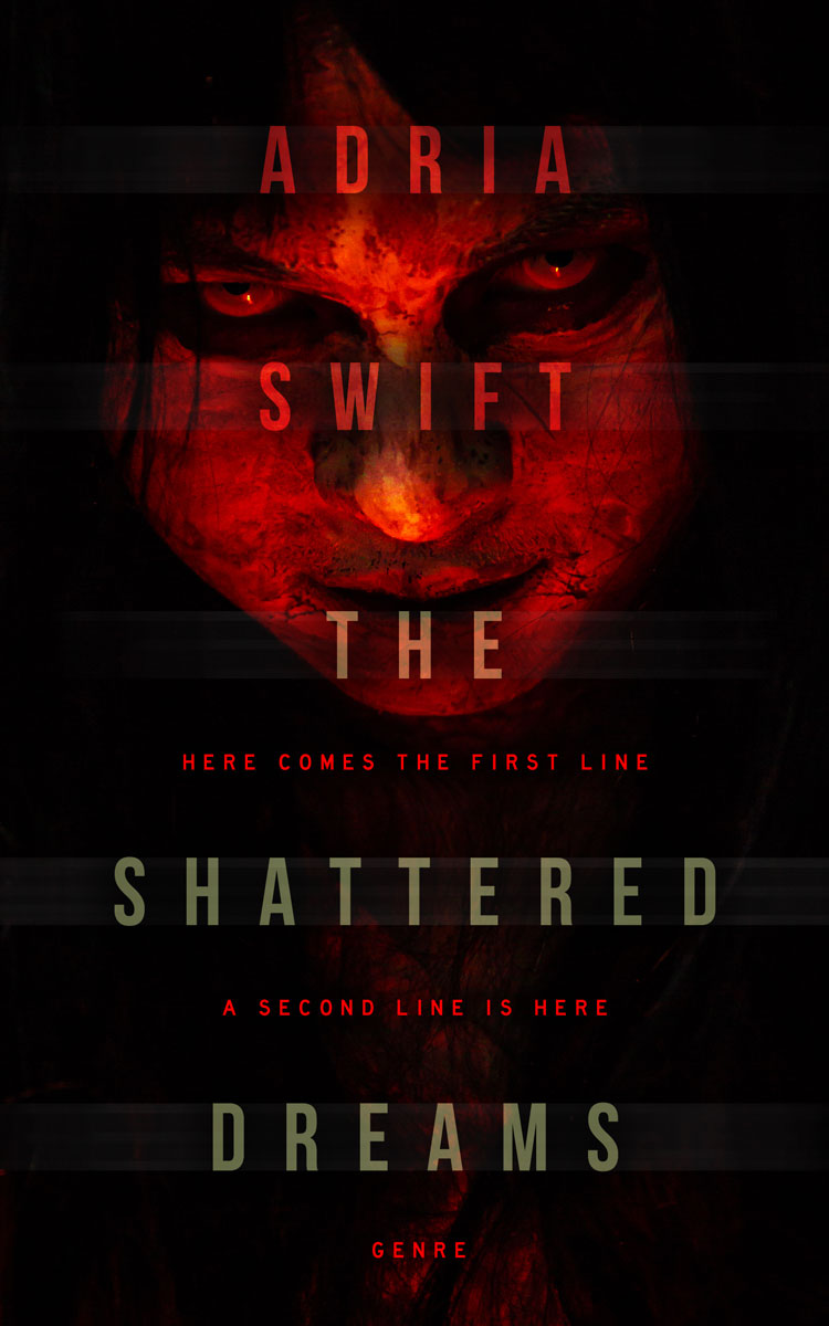 2D view of Premade Horror Book Cover - Night Rider