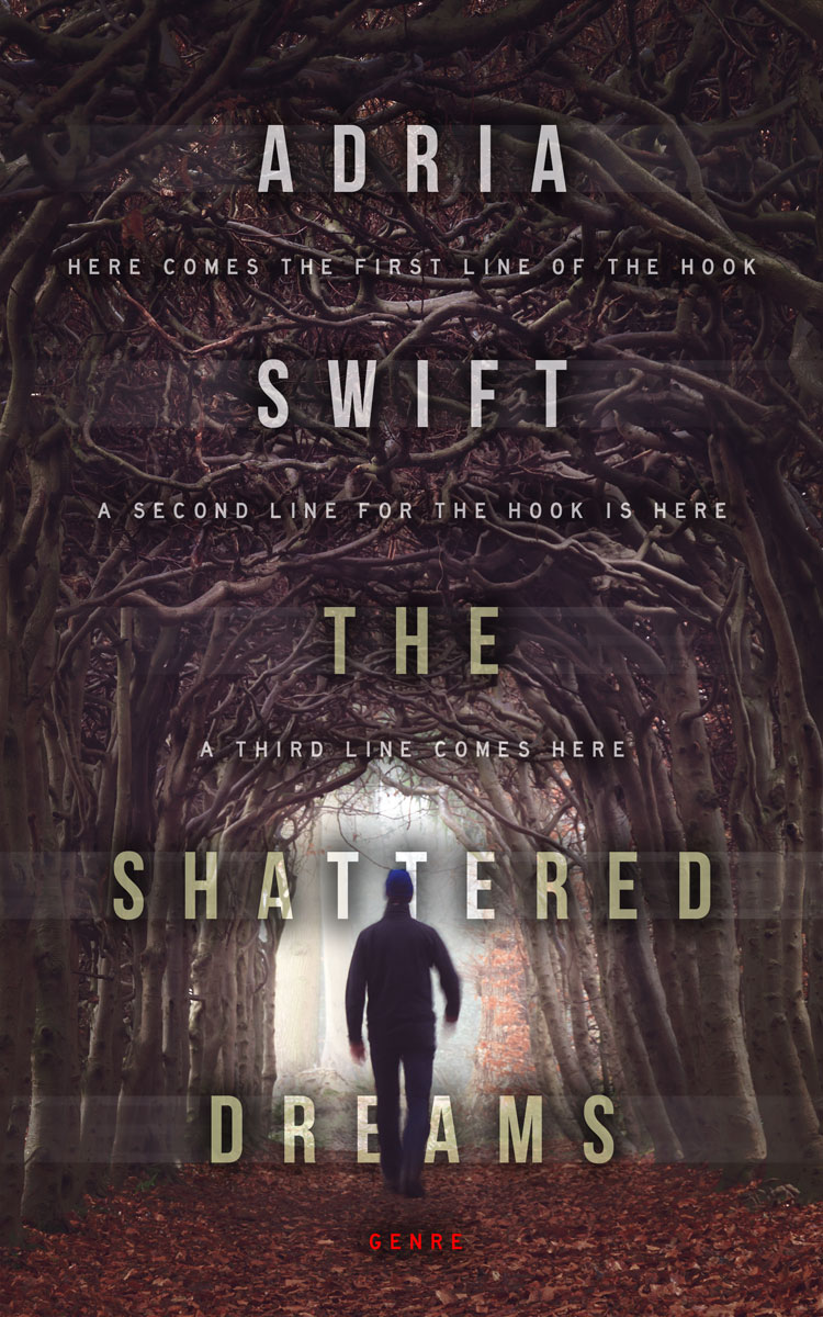 2D view of Premade Mystery & Thriller & Suspense Book Cover - Thunder