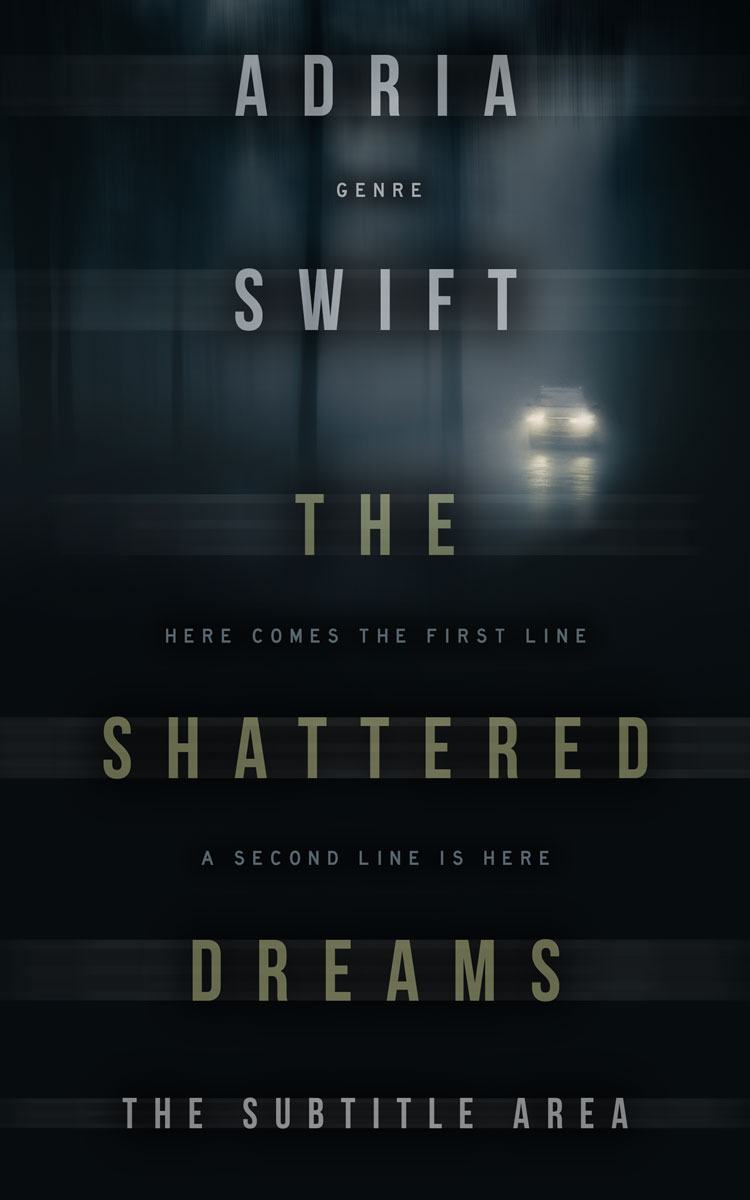 2D view of Premade Mystery & Thriller & Suspense Book Cover - Bunker